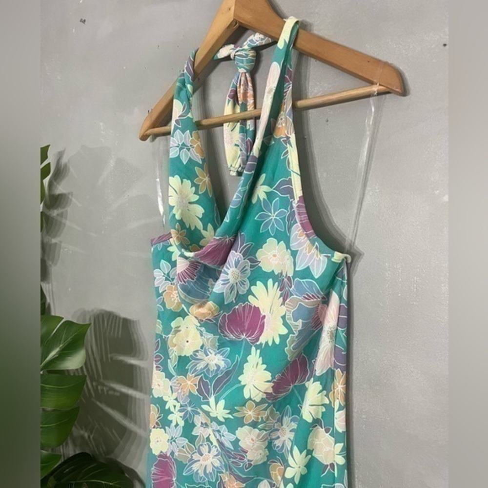 3/$30 _ JESSICA SIMPSON | NWT 🏷️ floral halter neck mini slip dress sundress XL